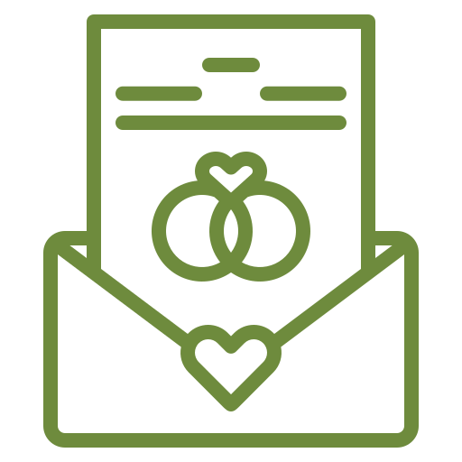 Icono de invitaci[on de bodas